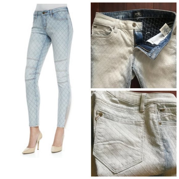 New Auc D-ID SKINNY STRETCHY CYCLE/BIKER JEANS - Picture 15 of 15